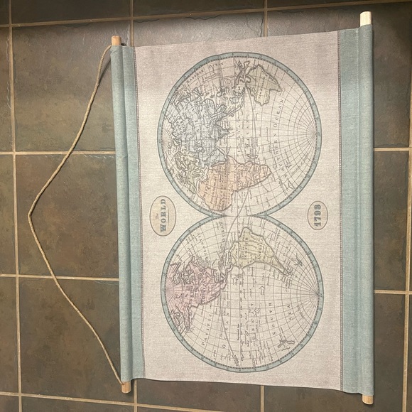 Wall Decor Hanging Map Decor Poshmark